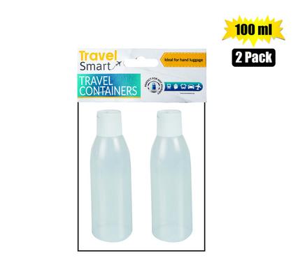 Travel Smart Travel Bottles 2-Pack 100ml