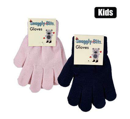 Snuggly Bits Gloves Toddler Plain Assorted Colours