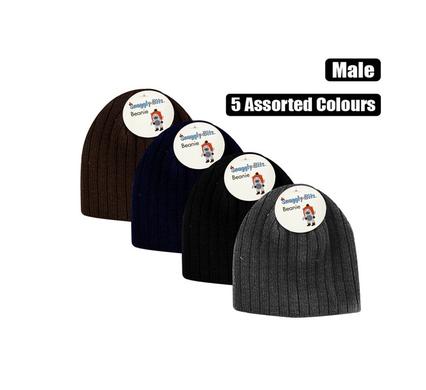Snuggly Bits Beanie Adult Acrylic Basic Assorted Colours