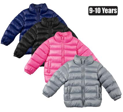 Snuggly Bits Puffer Jacket Kids Plain Size 9-10