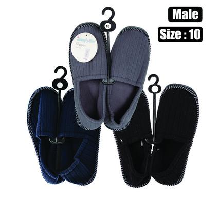 Snuggly Bits Slipper With Binding & Tpr-Sole Size 10