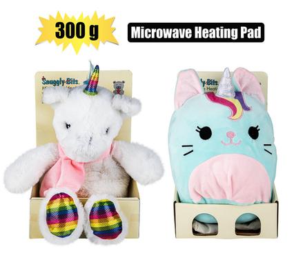 Snuggly Bits Microwave Heating Pad Unicorn/Cat 300G
