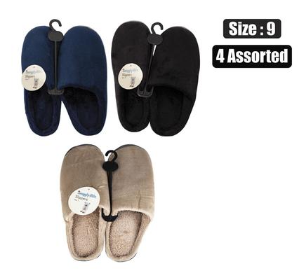 Snuggly Bits Slipper Slip-In Plain Size 9