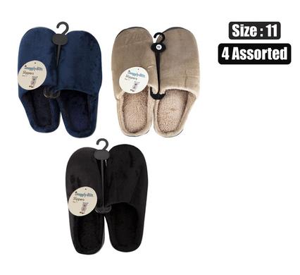 Snuggly Bits Slipper Slip-In Plain Size 11