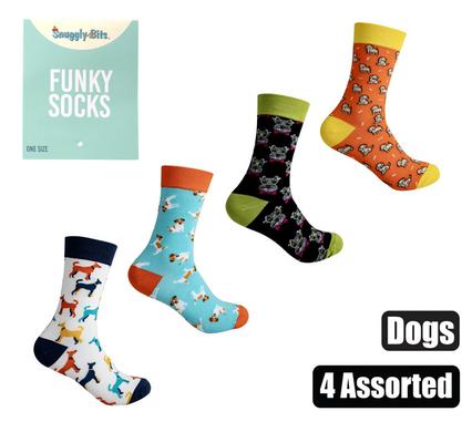Snuggly Bits Socks Unisex Dog Designs