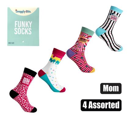 Snuggly Bits Socks Unisex Mother Assorted