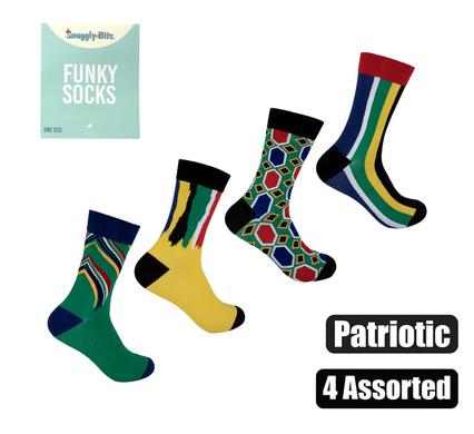 Snuggly Bits Socks Unisex Patriotic Assorted