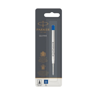 Parker Quinkflow Ball Pen Refill Fine Nib Each - Blue - 0,8mm