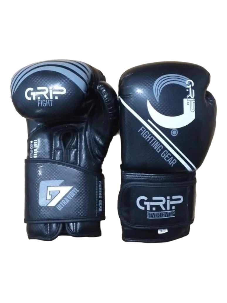 Grip FS Boxing Gloves | G7 Supreme Vinyl | Black