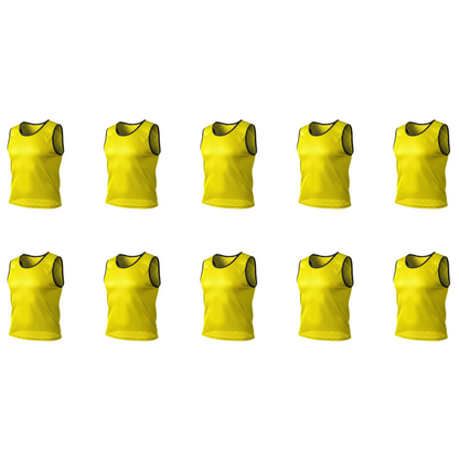 Grip Close End Bibs | Set of 10 | Yellow