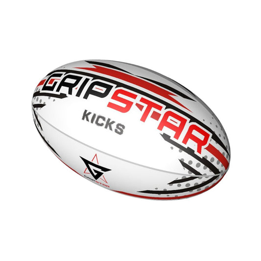 Grip Star Rugby Match Ball | Hand Stitched | 2 Ply Kicks