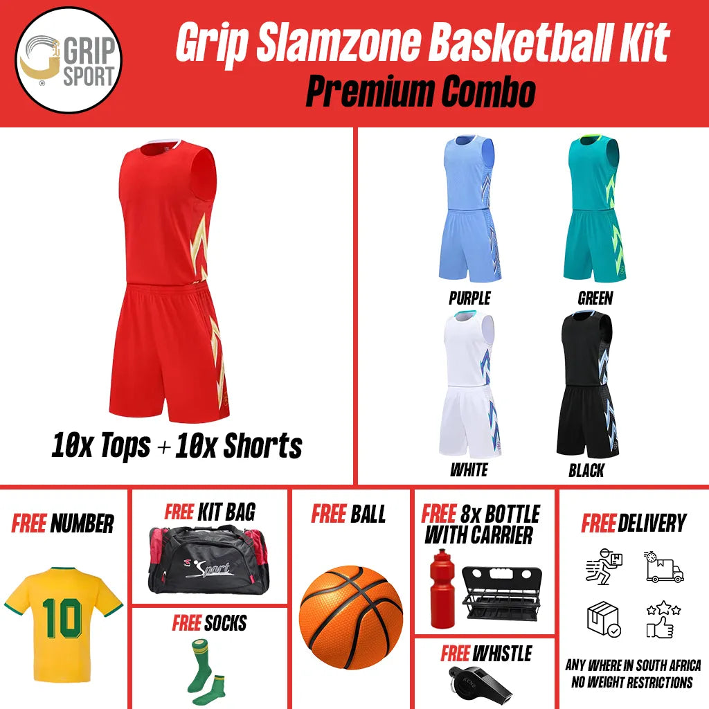 Grip Slamzone | Basketball Kit | Purple | Senior
