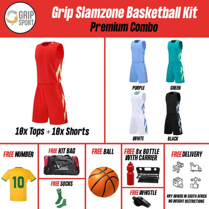 Grip Slamzone | Basketball Kit | Purple | Senior