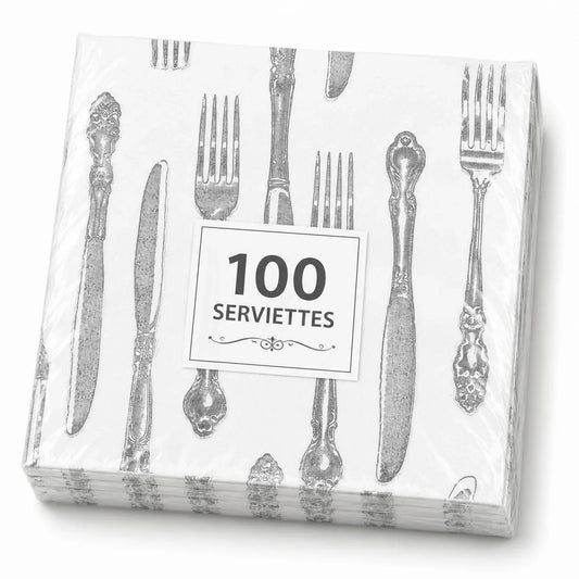 Knives & Forks Serviettes