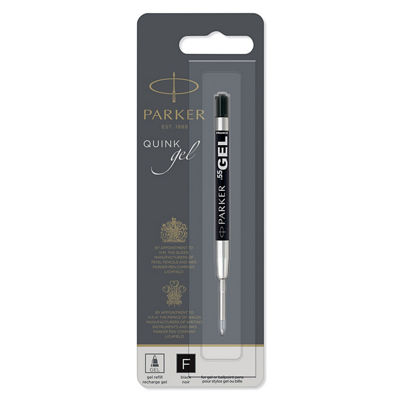 Parker Quinkflow Ball Pen Gel Refill Medium Nib Each - Black - 0,7mm