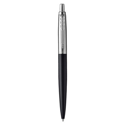 Parker Jotter XL Ball Pen Medium Nib Blue Ink Gift Box- Matte Black Chrome Trim