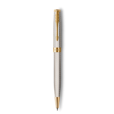 Parker Sonnet Ball Pen Medium Nib Black Ink - Mistral Gold Trim