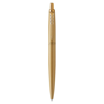 Parker Jotter XL Ball Pen Medium Nib Blue Ink Gift Box - Monochrome Gold Gold Trim