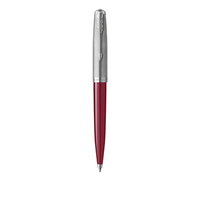 Parker 51 Ball Pen Medium Nib Black Ink - Burgundy Chrome Trim