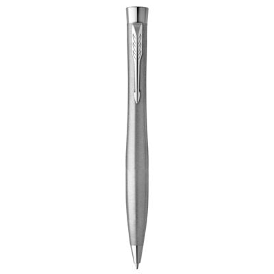 Parker Urban Twist Ball Pen Medium Blue Ink - Metro Metallic Chrome Trim