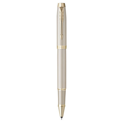 Parker IM Mono Roller Ball Fine Nib Black Ink GB - Champagne