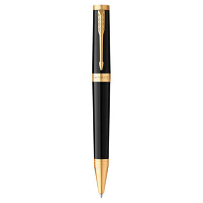 Parker Ingenuity Ball Pen Medium Nib Blue Ink - Black Gold Trim