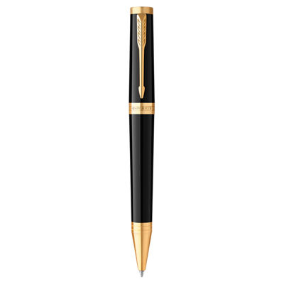 Parker Ingenuity Ball Pen Medium Nib Blue Ink - Black Gold Trim