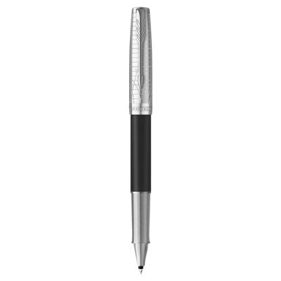 Parker Sonnet Roller ball Fine Nib Black Ink Gift Box-Legancy of Flight Black Chrome Trim