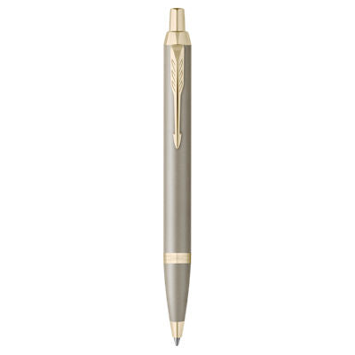 Parker IM FinishingTouch ballpen Medium Nib Blue Ink - Sandstone