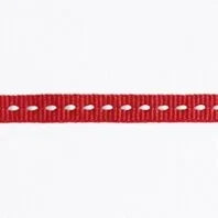 Centre Stitch Ribbon Roll Red & White