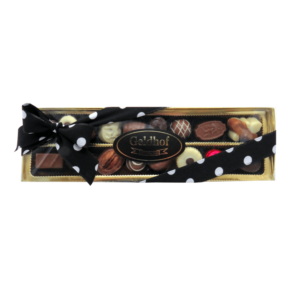 Geldhof Assorted Chocolates Box (decorated) – 250g