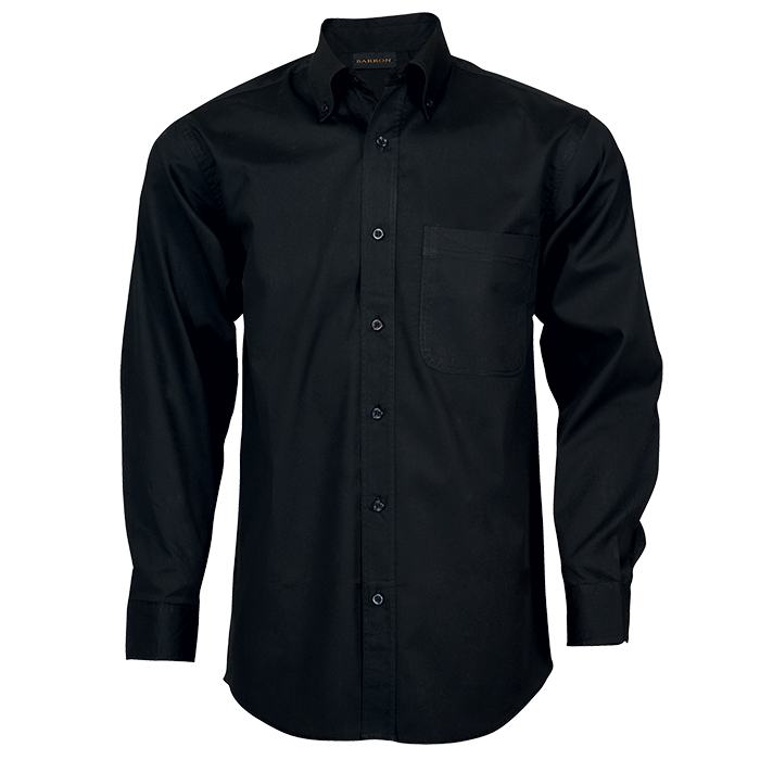 Brushed Cotton Twill Lounge Long Sleeve Mens | Barron Clothing