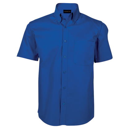 Brushed Cotton Twill Lounge Short Sleeve Mens | Barron Clothing