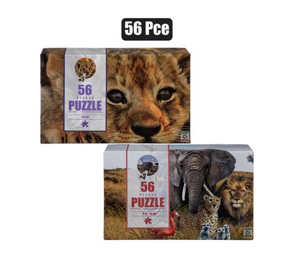 Puzzle Jigsaw Animal Round 56 Piece
