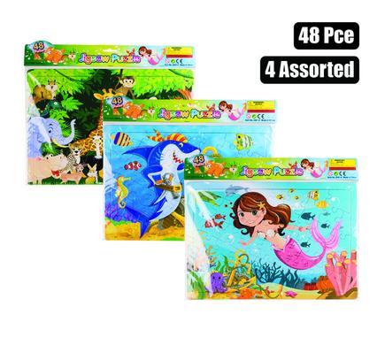 Puzzle Jigsaw Educational Assorted 48 Piece