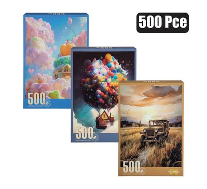 Puzzle Jigsaw Assorted 500 Piece