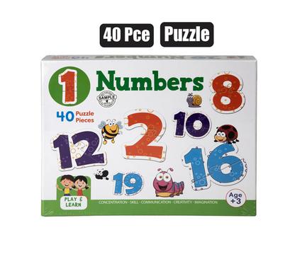 Puzzle Jigsaw Numbers 40 Piece