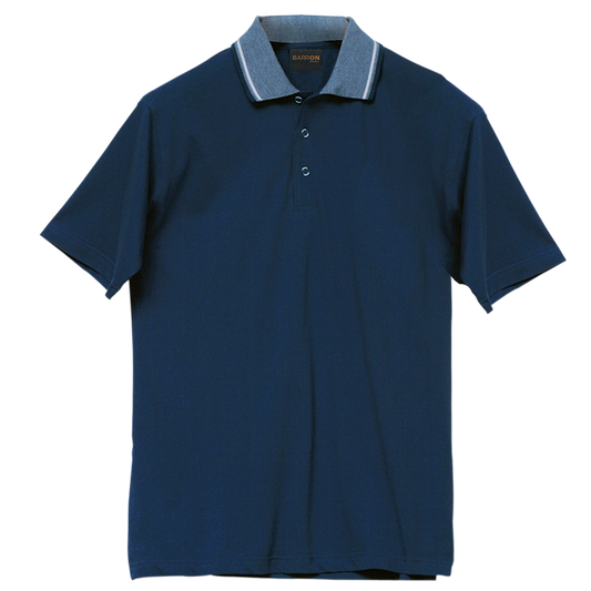 Jacquard Collar Golfer Mens | Custom Branded & Personalised Corporate Clothing | Just Brand