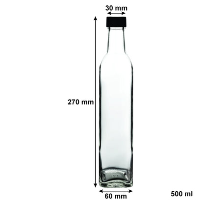 Consol Square Oil/Vinegar Bottle