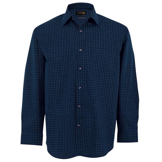 Pioneer Check Lounge Long Sleeve Mens | Barron Clothing