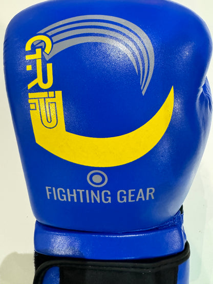 Grip Boxing Gloves | G8 Genuine Cowhide Leather Pro | Blue