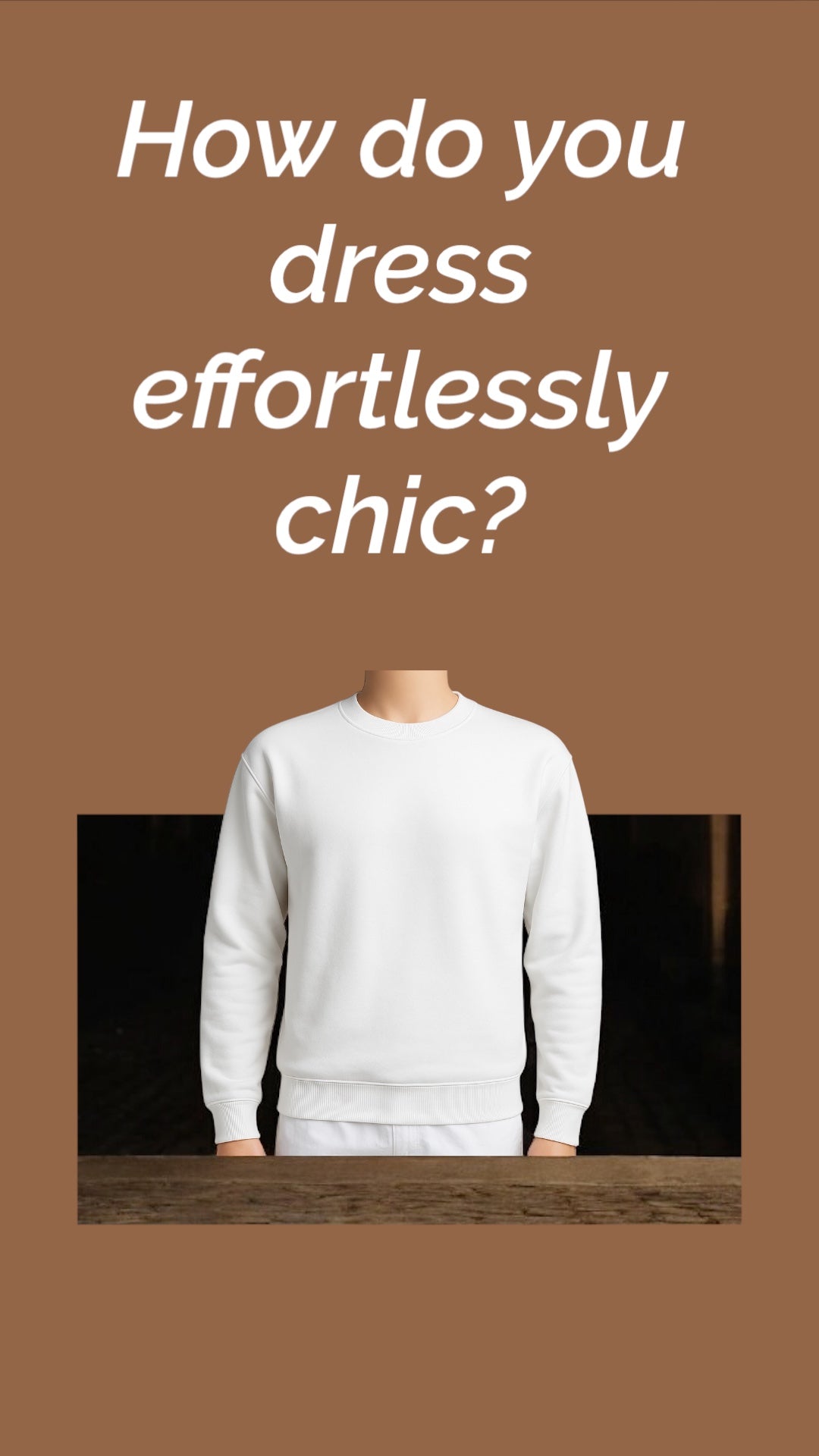 TOPS Sweat Shirt (White | Black | Grey)