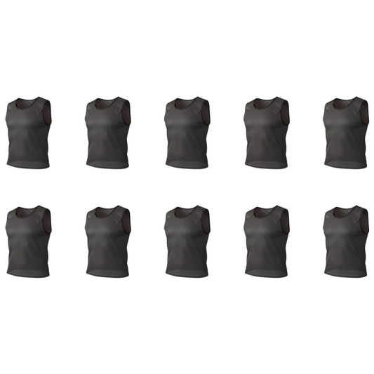 Grip Close End Bibs | Set of 10 | Black