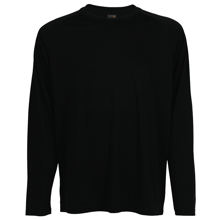 135g Long Sleeve Polyester T-Shirt (TSL135B) | Barron Clothing