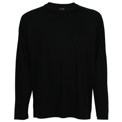 135g Long Sleeve Polyester T-Shirt (TSL135B) | Barron Clothing
