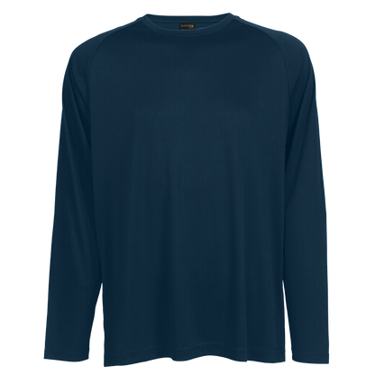135g Long Sleeve Polyester T-Shirt (TSL135B) | Barron Clothing