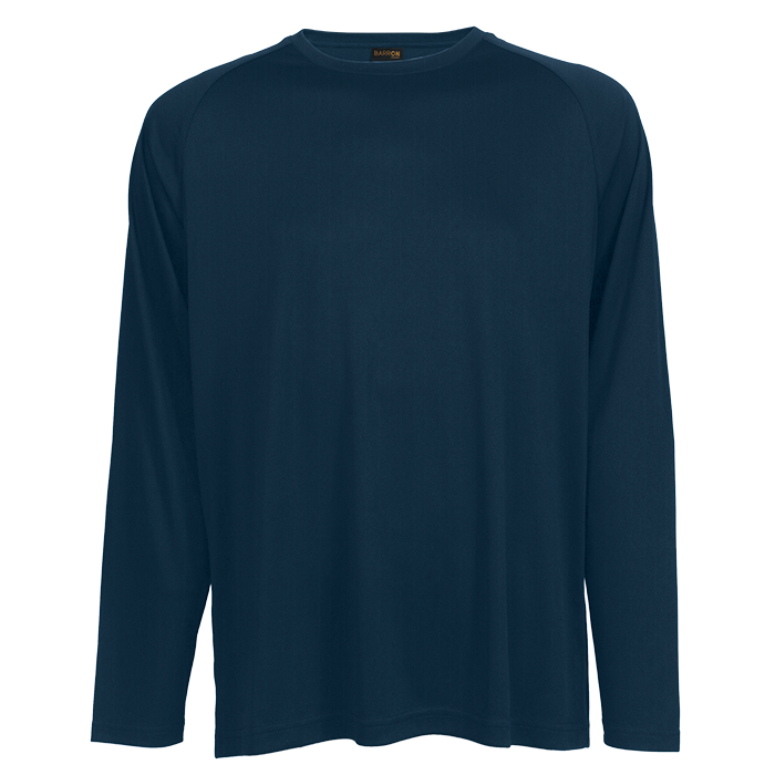 135g Long Sleeve Polyester T-Shirt (TSL135B) | Barron Clothing