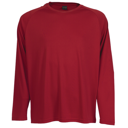 135g Long Sleeve Polyester T-Shirt (TSL135B) | Barron Clothing