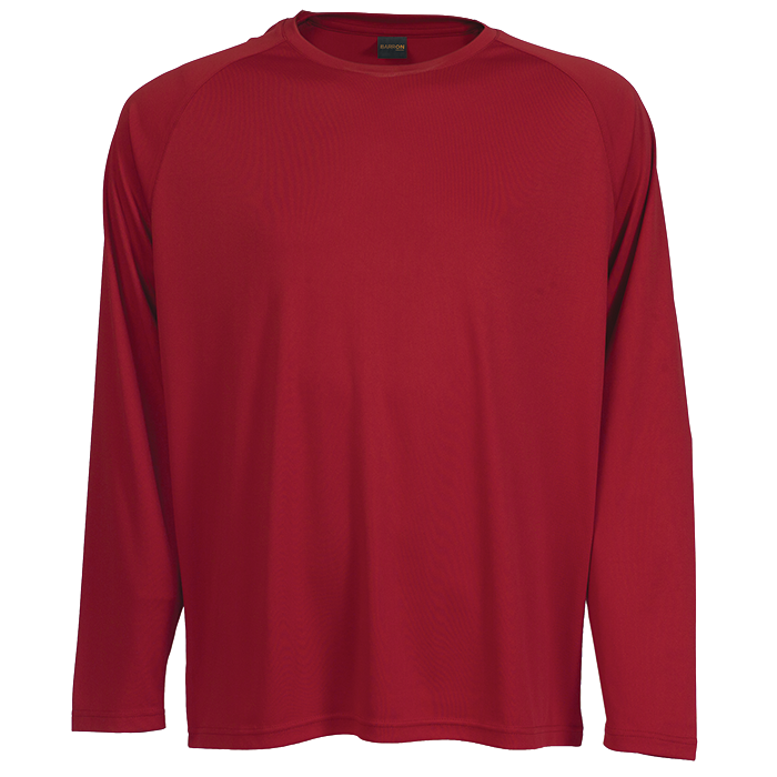 135g Long Sleeve Polyester T-Shirt (TSL135B) | Barron Clothing