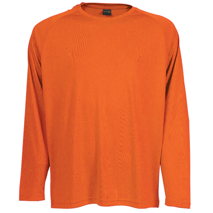 135g Long Sleeve Polyester T-Shirt (TSL135B) | Barron Clothing